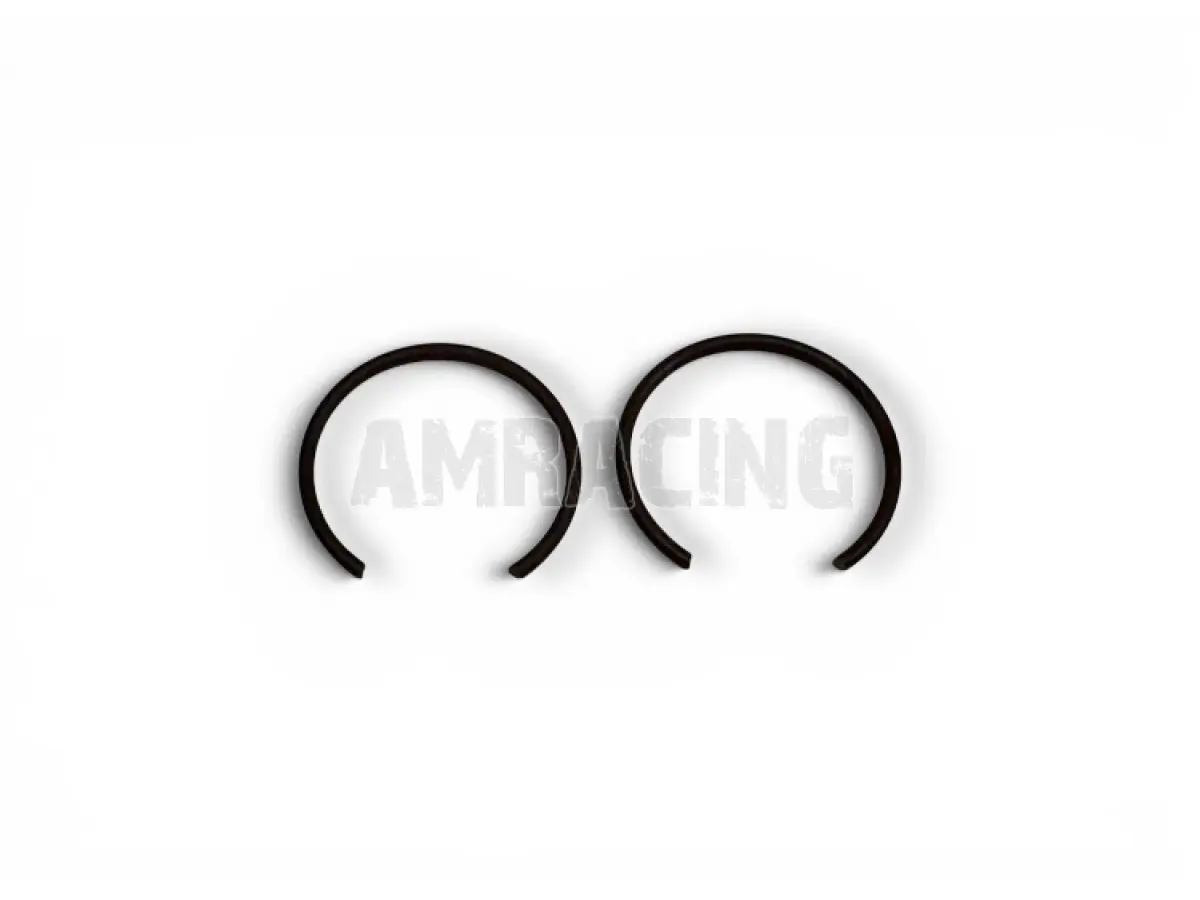 PAIR OF W-SHAPED RINGS, 18mm DIAMETER